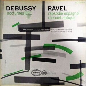 Vintage Debussy Nocturnes Ravel Rapsodie Espagnol Fournet Arnold Epic LC 3048